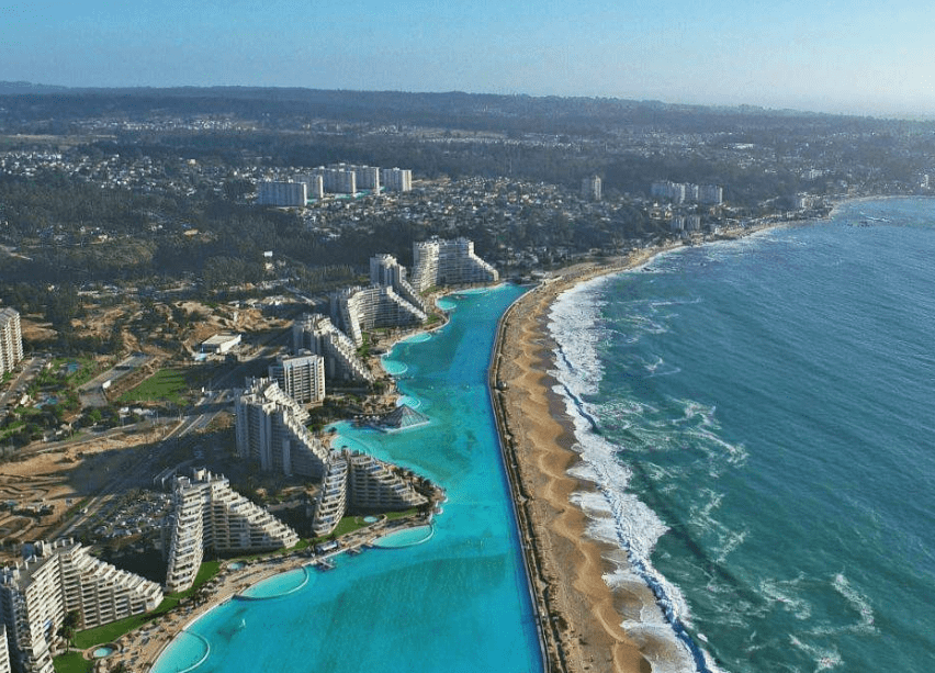 
全球最大的游泳池 面积和11个足球场相当 你想去试一试吗？_华体会体育hth官方网站(图6)