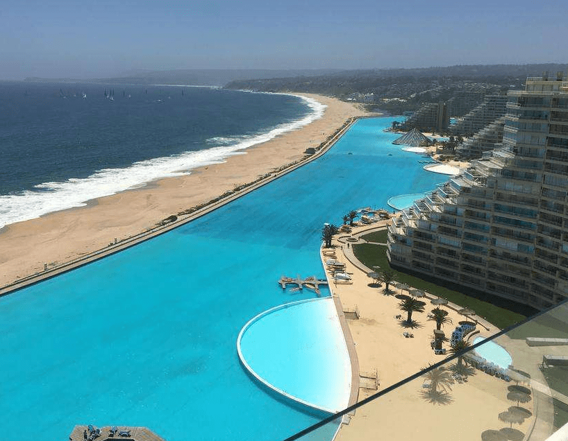 
全球最大的游泳池 面积和11个足球场相当 你想去试一试吗？_华体会体育hth官方网站(图7)